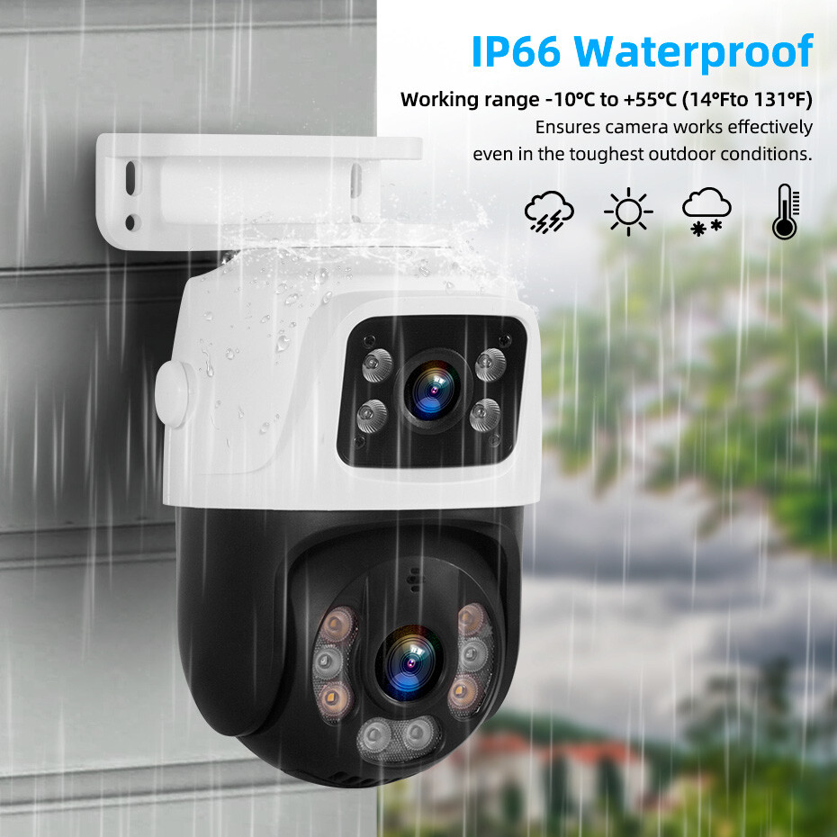 8CH H2.65 NVR 6MP POE Security Camera System Outdoor Home Security Cameras Set
