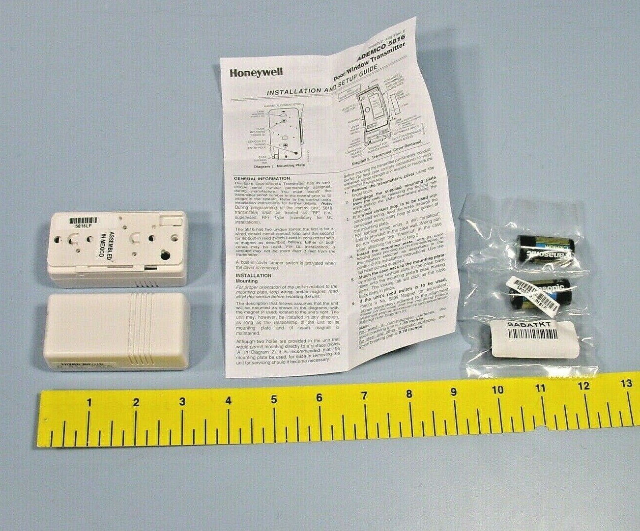 *Honeywell Ademco 5881ENHLP Wireless Receiver & 2 Wireless Transmitters