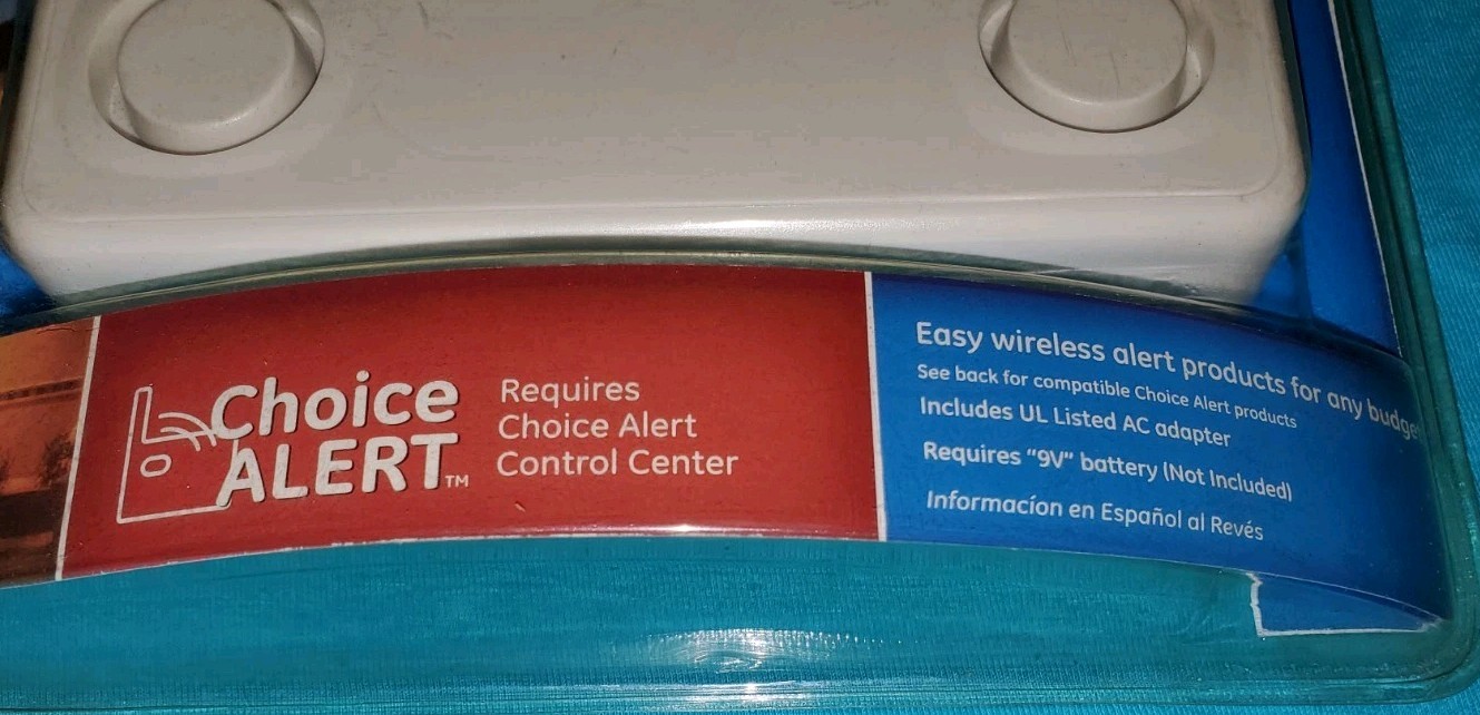 GE Wireless Alarm Siren for Security System 45136 | Choice Alert NEW FREE SHIPPN
