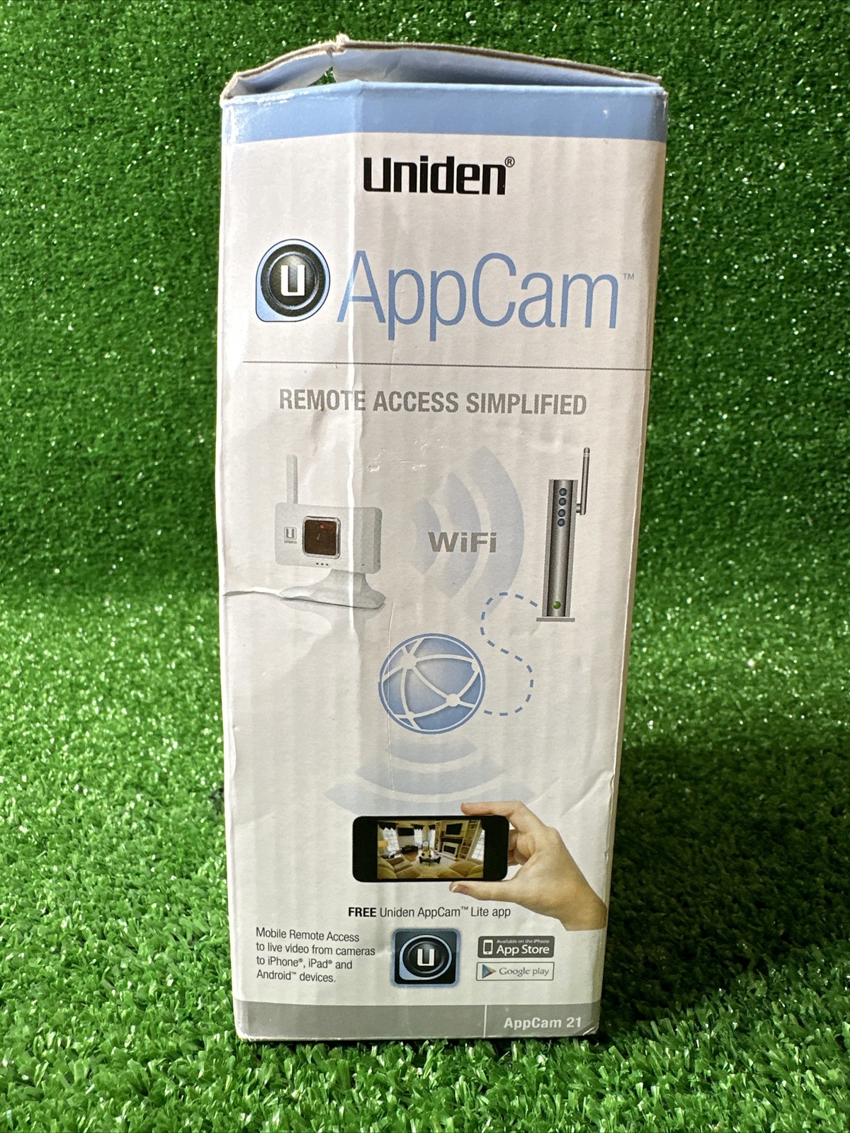Uniden APPCAM21 Indoor Wireless WIFI Camera – Monitor Anywhere – No PC Required