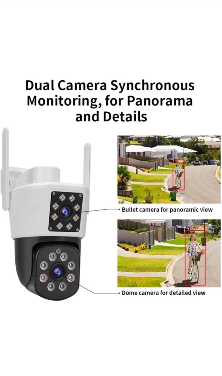 Vstarcam C662DR Dual Lens, Alarm, App Controlled Rated #1 For Day & Night Pictur