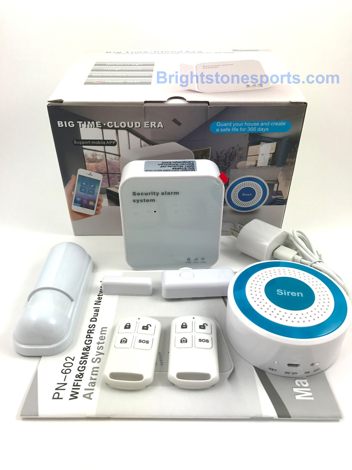 Wireless Home Security Alarm System, APP Control, Infrared Detector, WIFI GSM