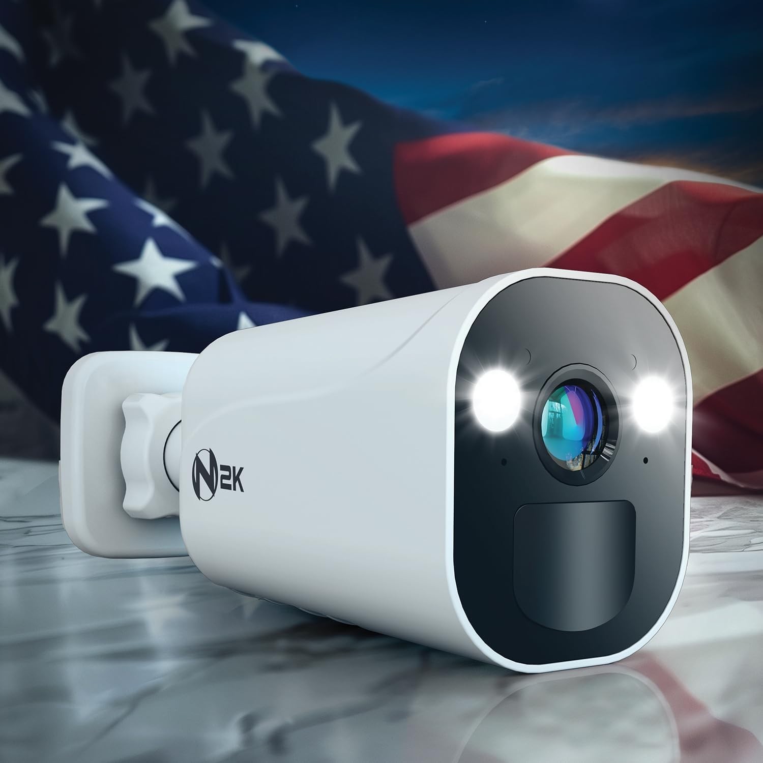 Night Owl 2K HD Battery Wi-Fi System Home Security Hub, 3 Cameras Indoor/Outdoor
