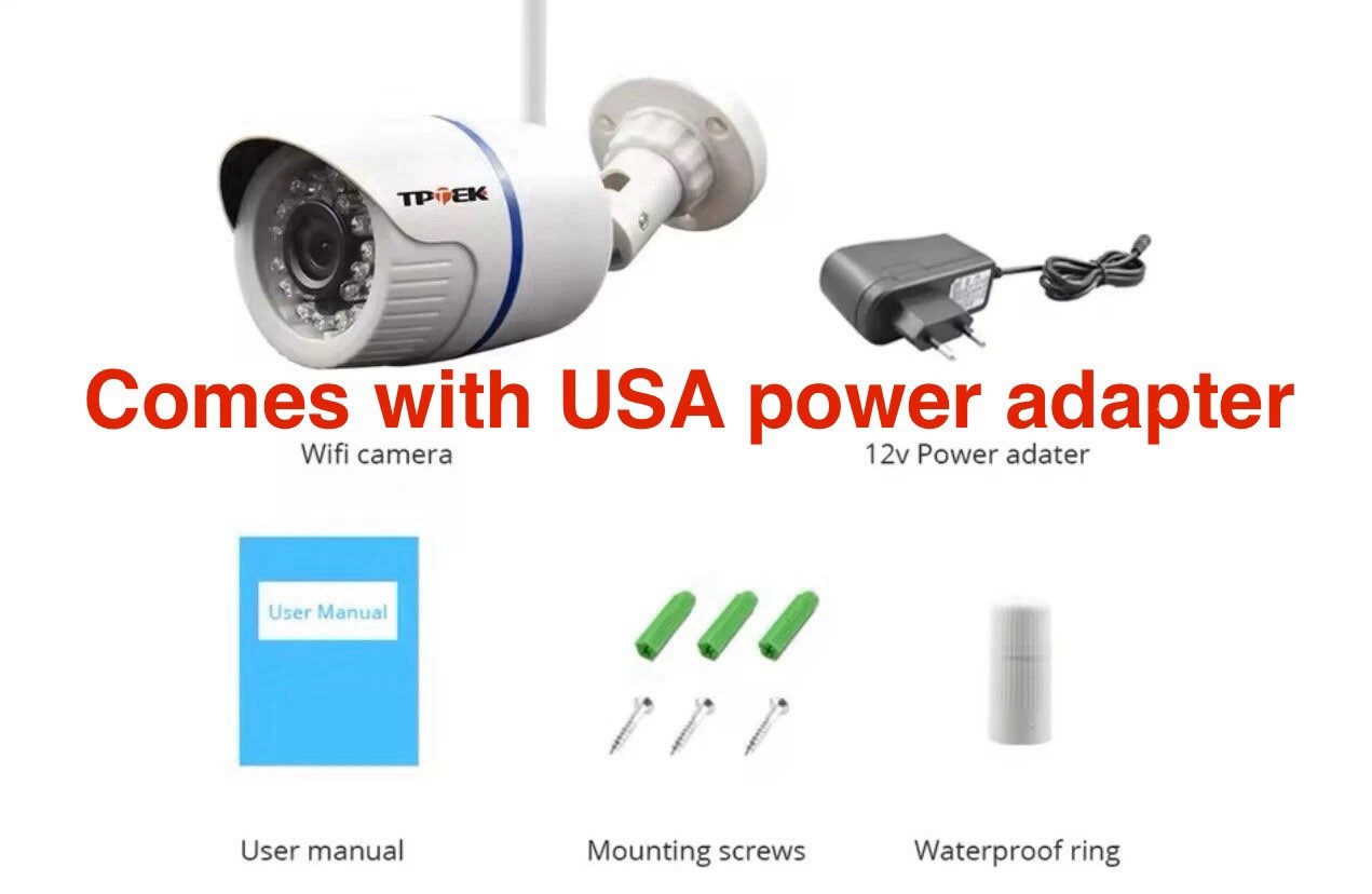 NEW 4MP 1080P IP WIFI HOME OFFICE HD SECURITY SURVEILLANCE WATERPROOF CAMERA