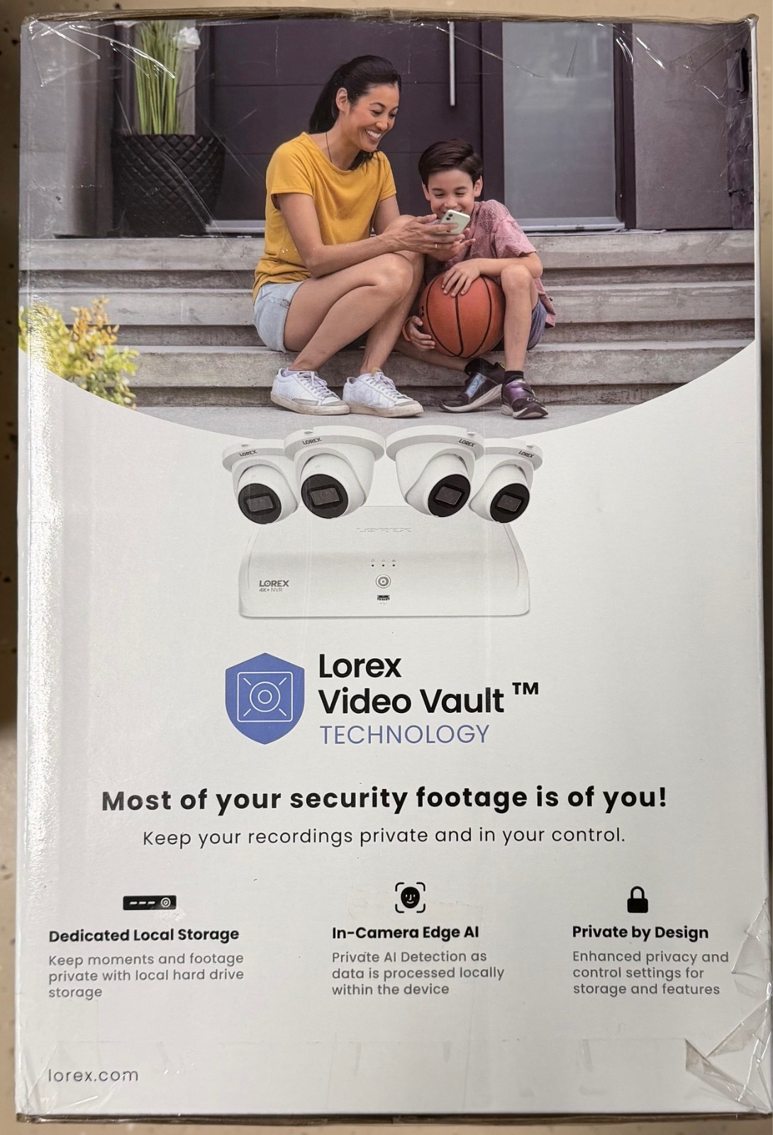Lorex Fusion 4K 4TB 16 Channel NVR 12 4K Wired Spotlight Cameras Security System