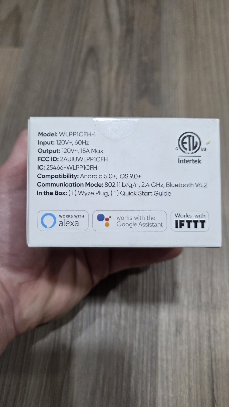 New Wyze Plug Security System WLPP1CFH-1