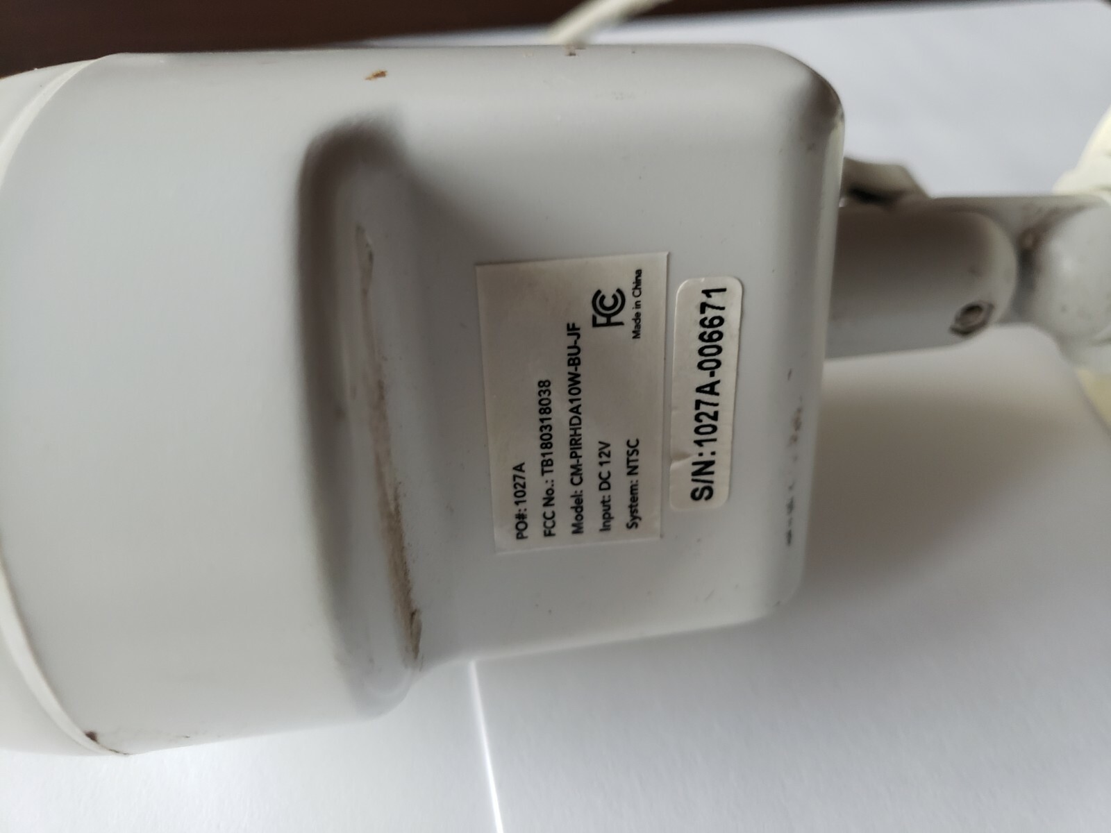 USED Night Owl 1080P Analog Security Camera CM-PIRHDA10W-BU-JF in Bulk Packaging