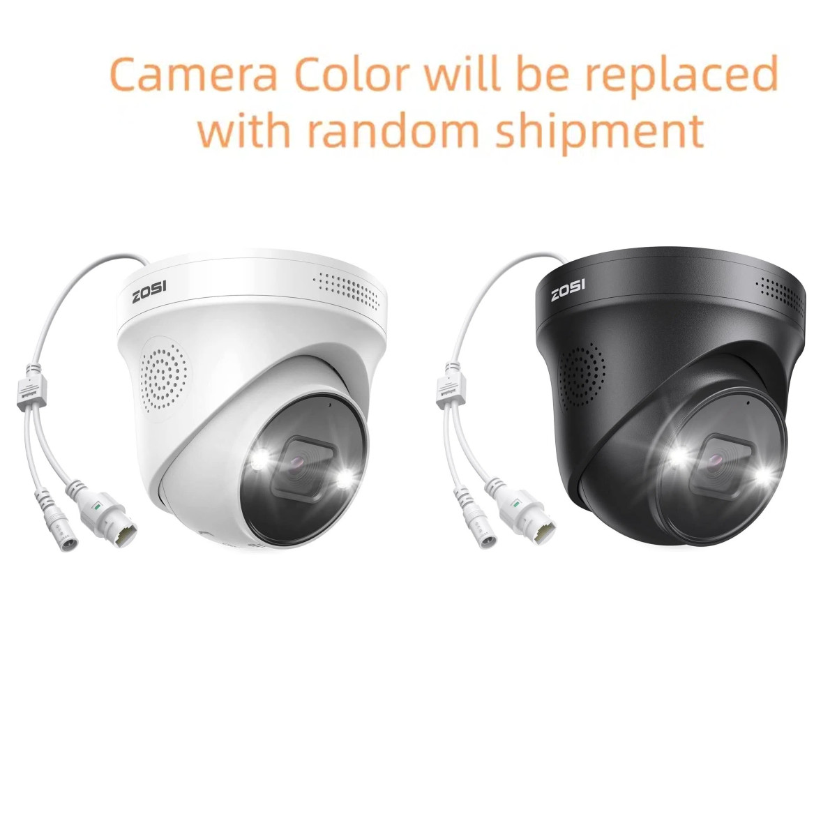 ZOSI 4PK 4K PoE Security Camera AI Human Vehicle Detect Night Vision Audio NVR