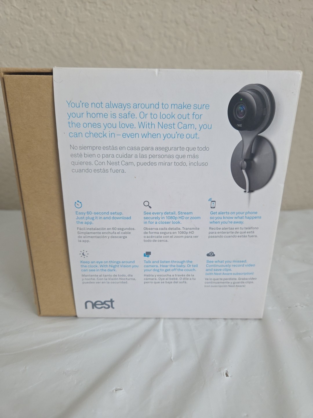 Google Nest Cam Indoor Security Camera NC1102ES