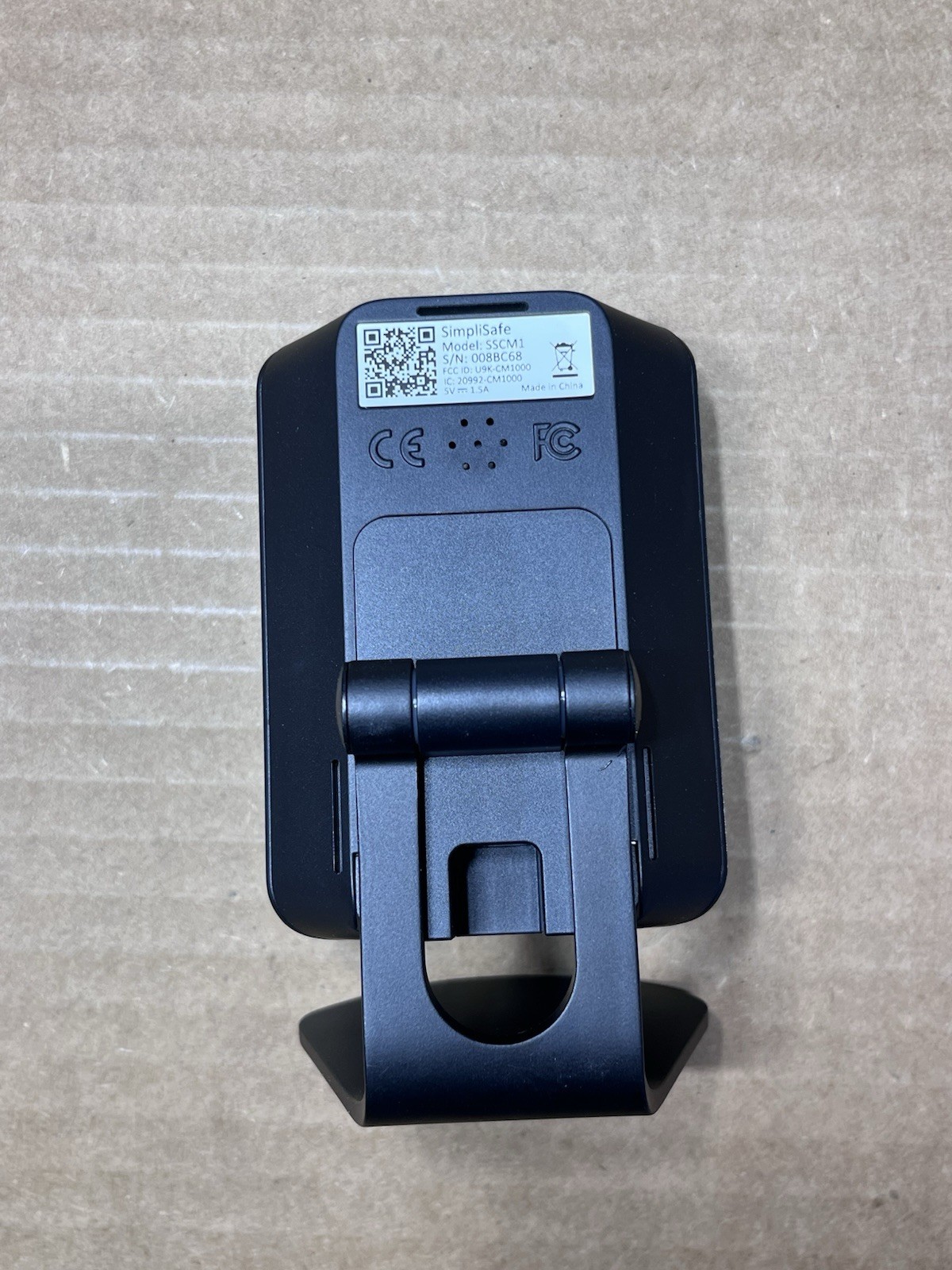 SimpliSafe Simplicam Security HD Camera SSCM1 Black | Open Box