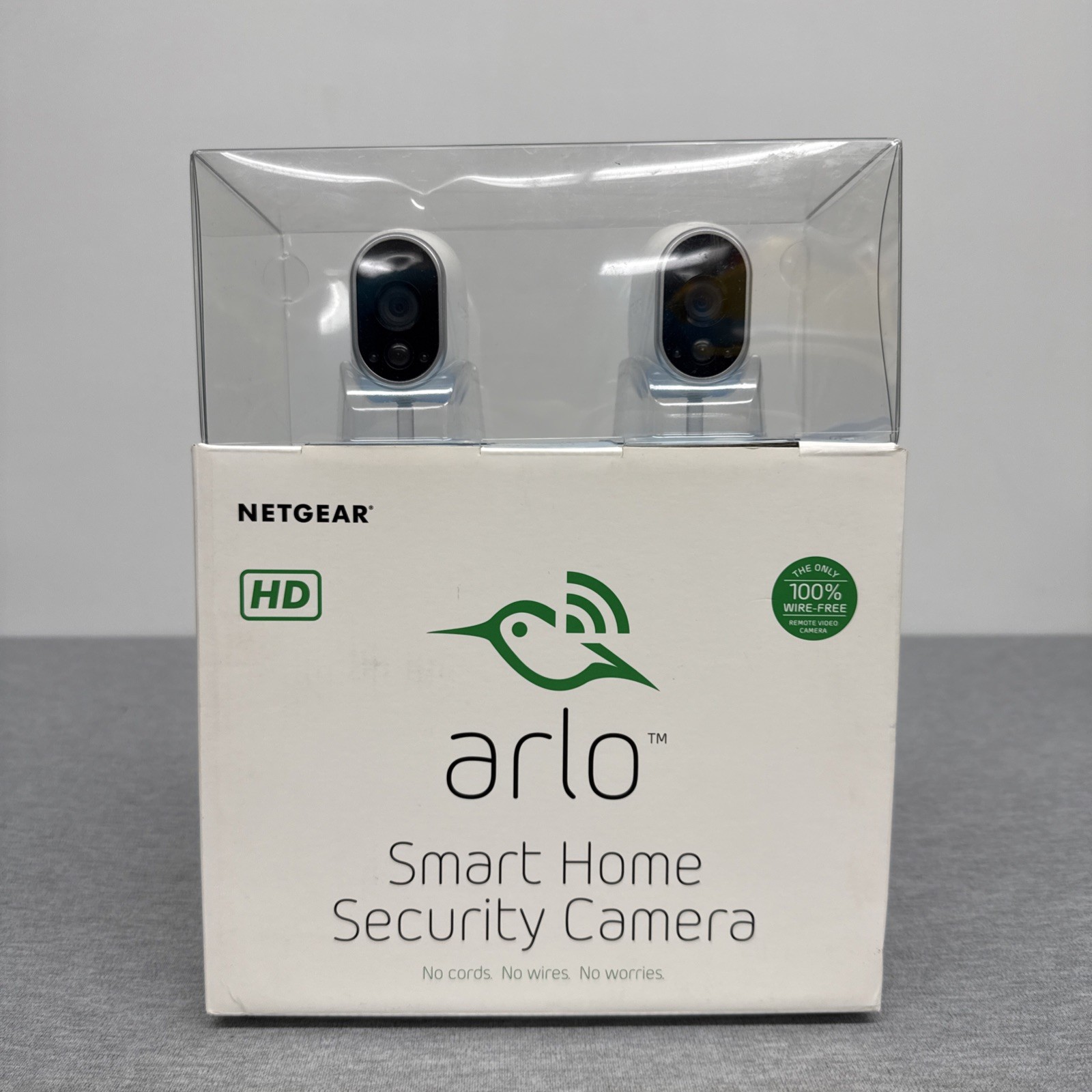 Arlo VMS3230 HD 1280 x 720 Wireless Security System with 2 Cameras – White