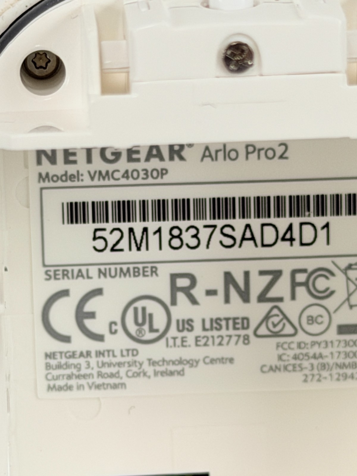 Netgear Arlo Pro 2 VMC4030P Add-on Smart Security Camera Ships Fast!
