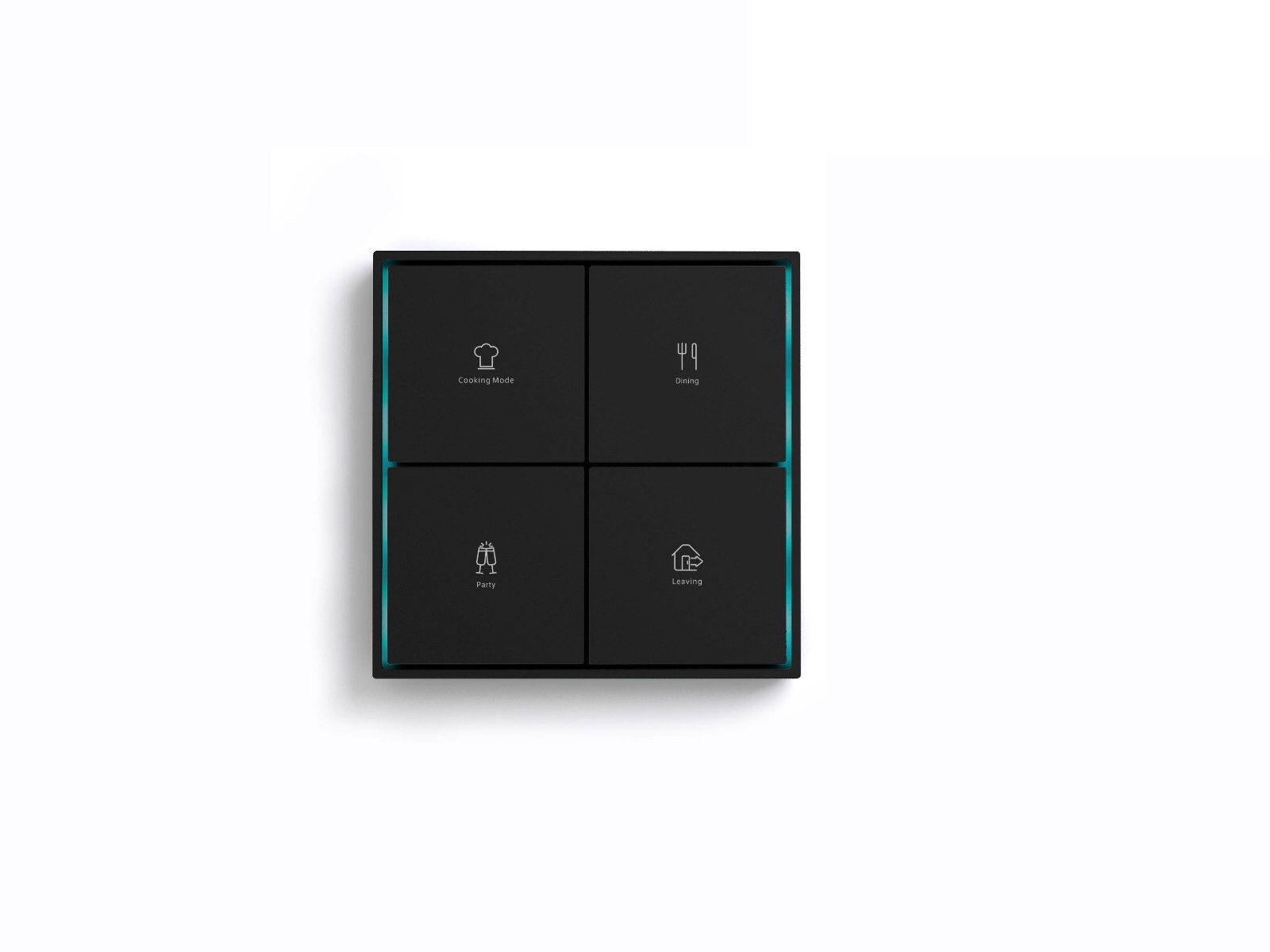 KNX KEYPAD 8 BUTTONS CITRON SQUARE OR RECTANGULAR LUXURY