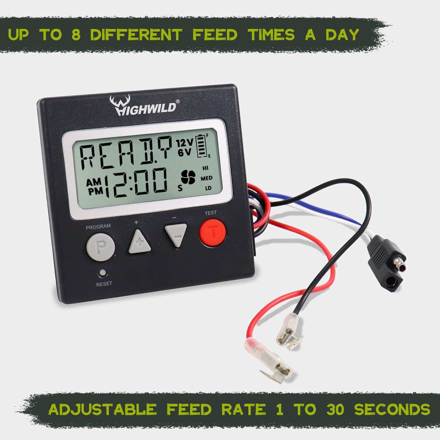 Highwild 6V/12V Universal Game Feeder Digital Timer – G-
