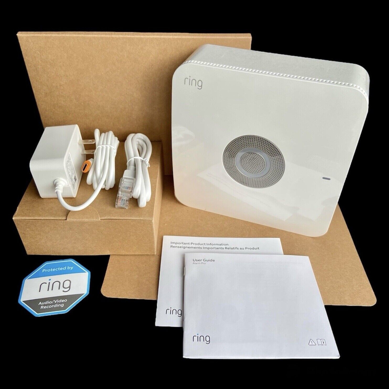 Ring Alarm eero Pro WiFi 6 Home Security System with 2 Keypads & Contact Sensors