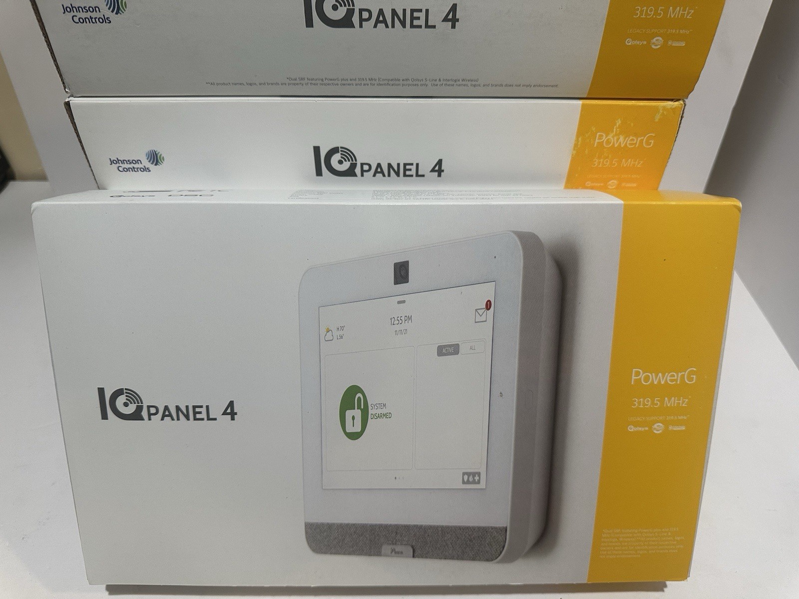 QOLSYS iQ4 iQP4001 Panel 4 ALARM SYSTEM PowerG S-line GE LTE 319.5 MHz