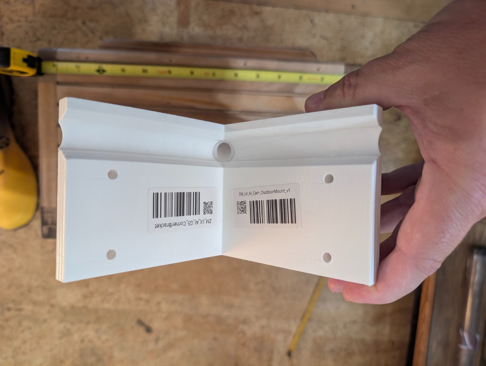 Outdoor Corner Wall Mount for UniFi Ubiquiti AI 360 Cam & G4 G5 Dome Camera