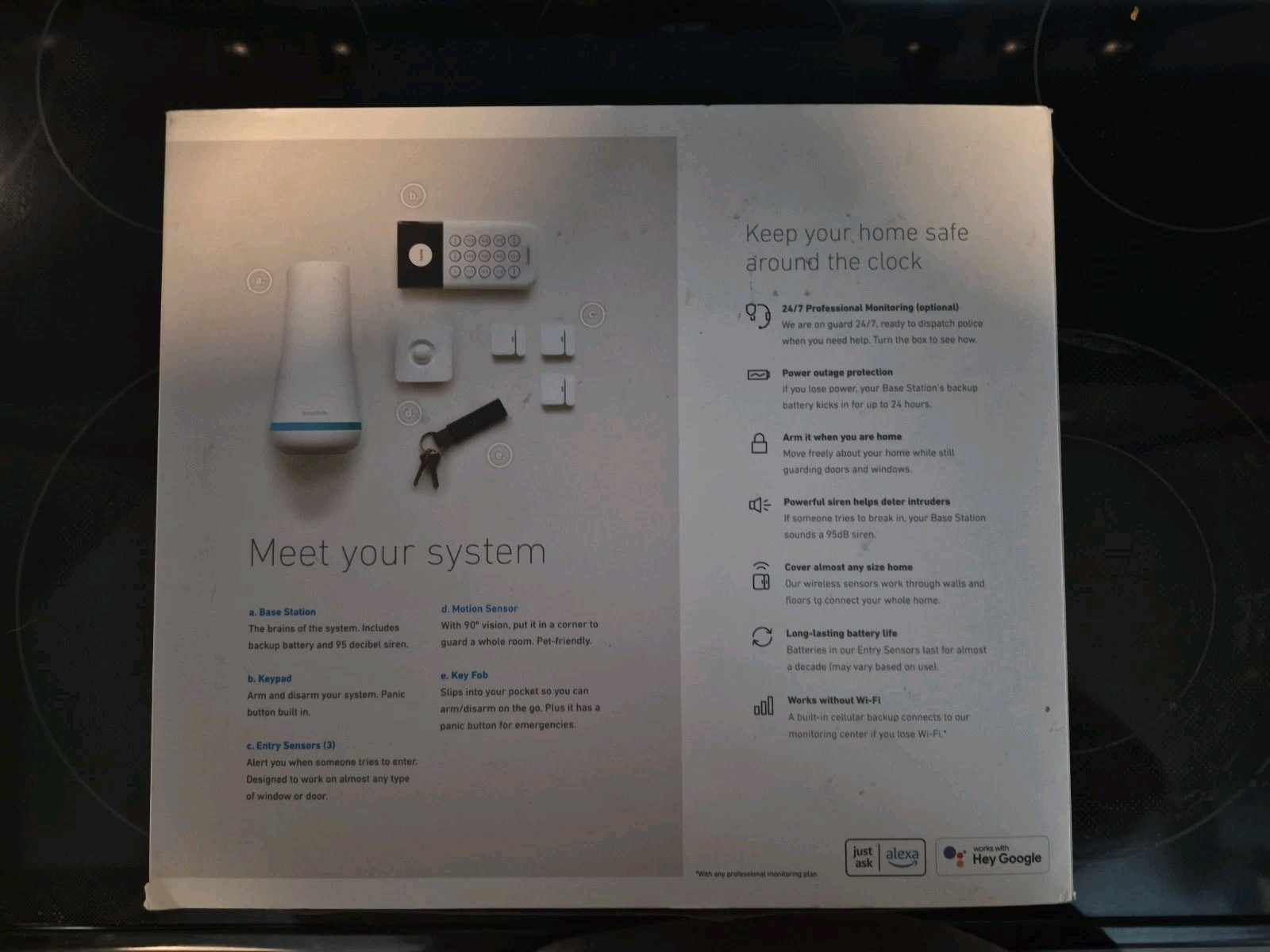SimpliSafe 9 PIECE Security System Motion Sensor – New Open Box
