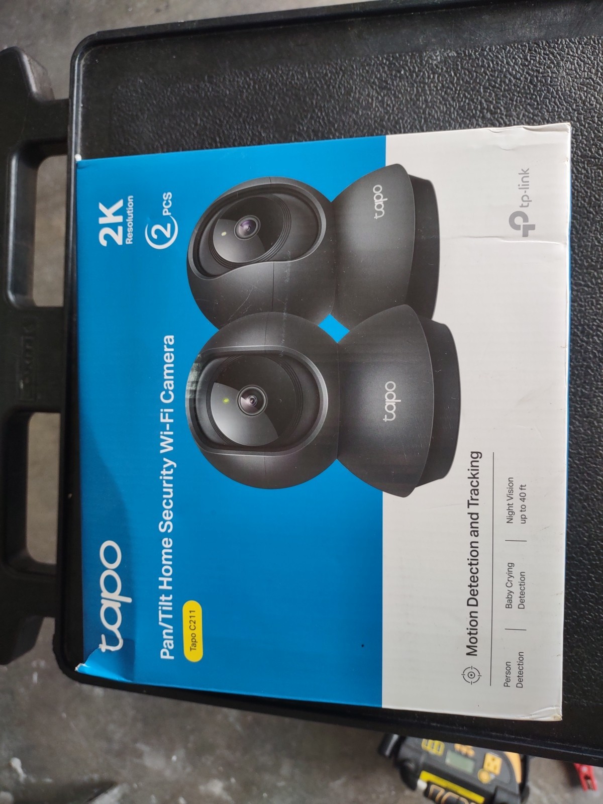Tapo C211 Pan/Tilt Indoor Wi-Fi 2K Camera 2-Pack Motion Track Night Vision