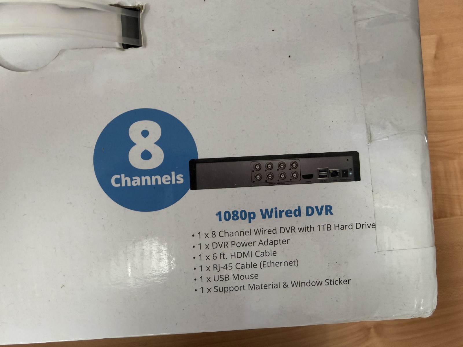 Night Owl Wired Security System 8 Cameras with Wired DVR – 1TB – 1080p Res