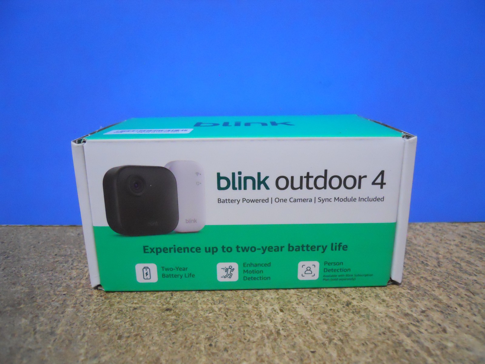 Blink Video Doorbell 4th Gen Outdoor 1 Camera System with Sync Module 2 New!