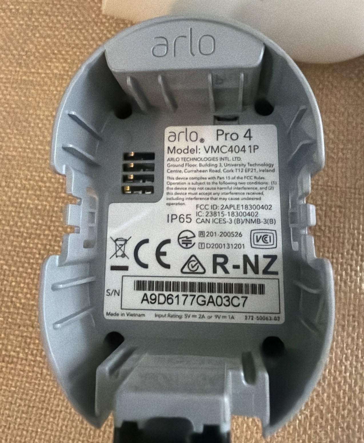 Arlo Pro 4 VMC4041P Camera 2K Color No Battery