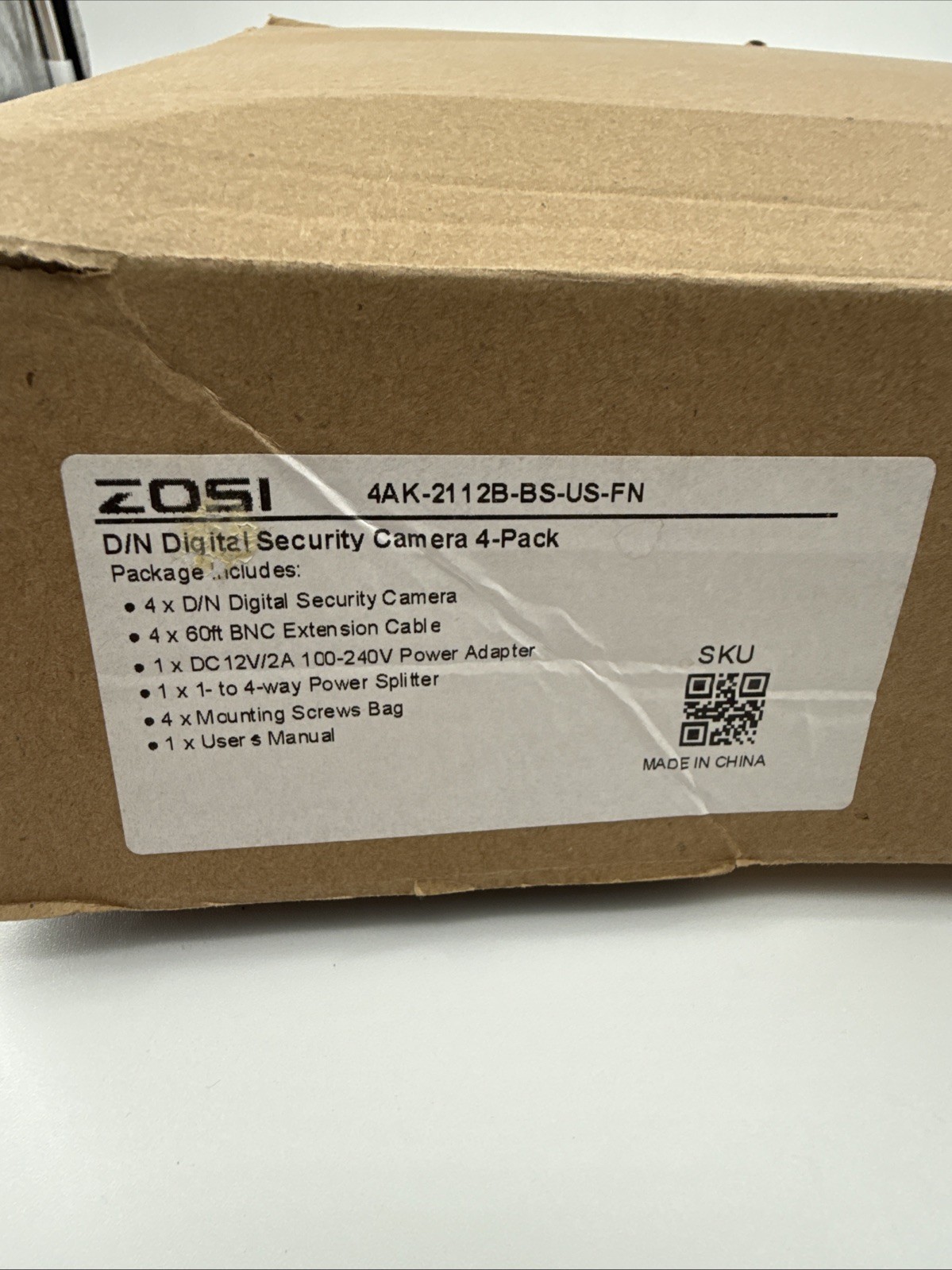 ZOSI 4AK-2112B-BS-US Digital Security Camera System 4-Pack