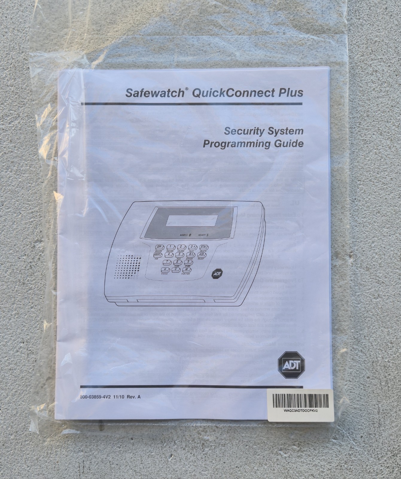 Honeywell Security Alarm LynxPlus2 No Box Battery and Transformer isNot Included