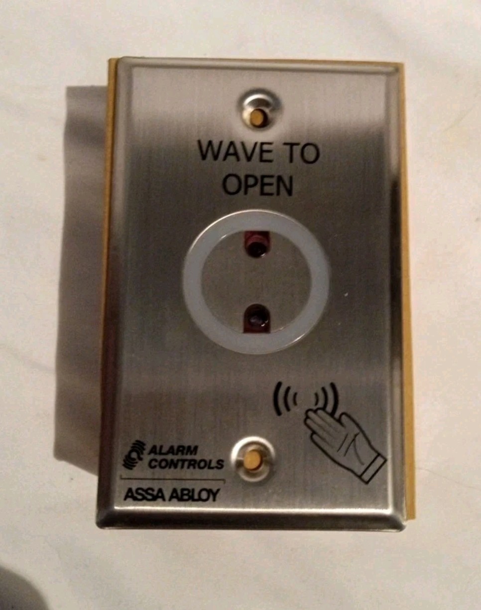 Alarm Controls Nts-1 Exit Motion Sensor, Single Gang, Silver