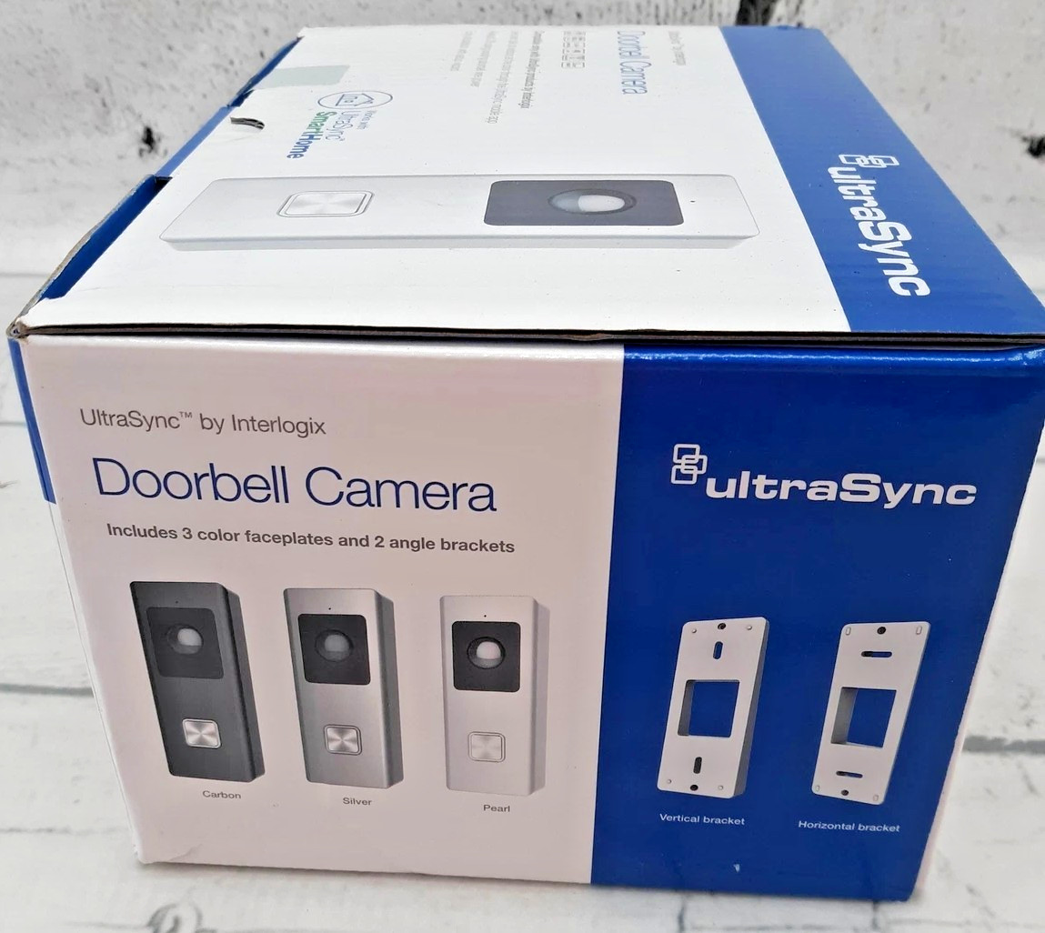 Interlogix UltraSync RS-3240 WiFi Doorbell Camera 1080p NOS Complete
