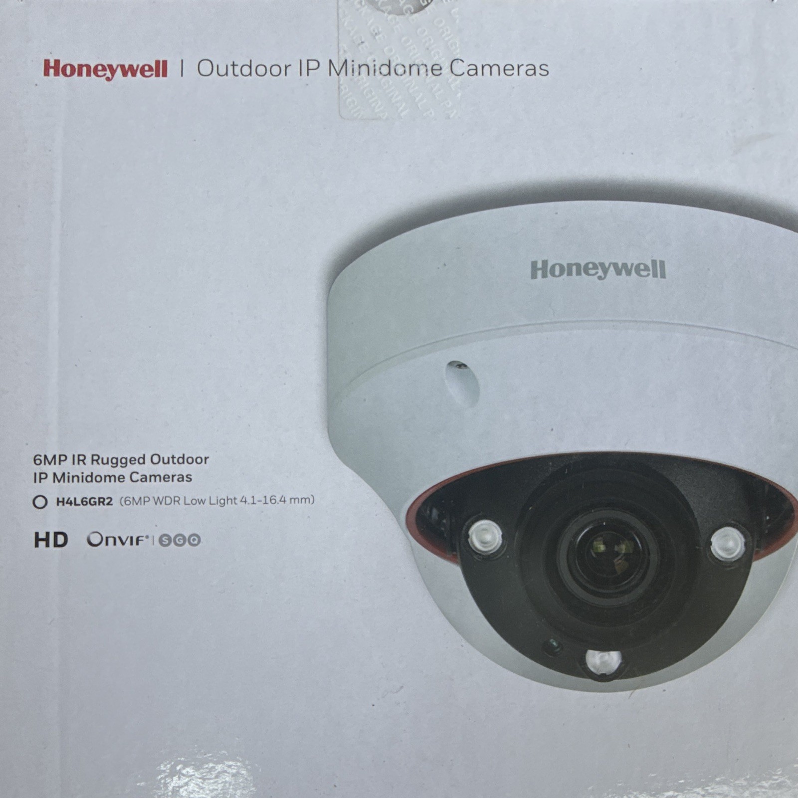 Honeywell H4L6GR2 6MP IR Night Vision Outdoor IP67 Dome IP Camera WDR microSD
