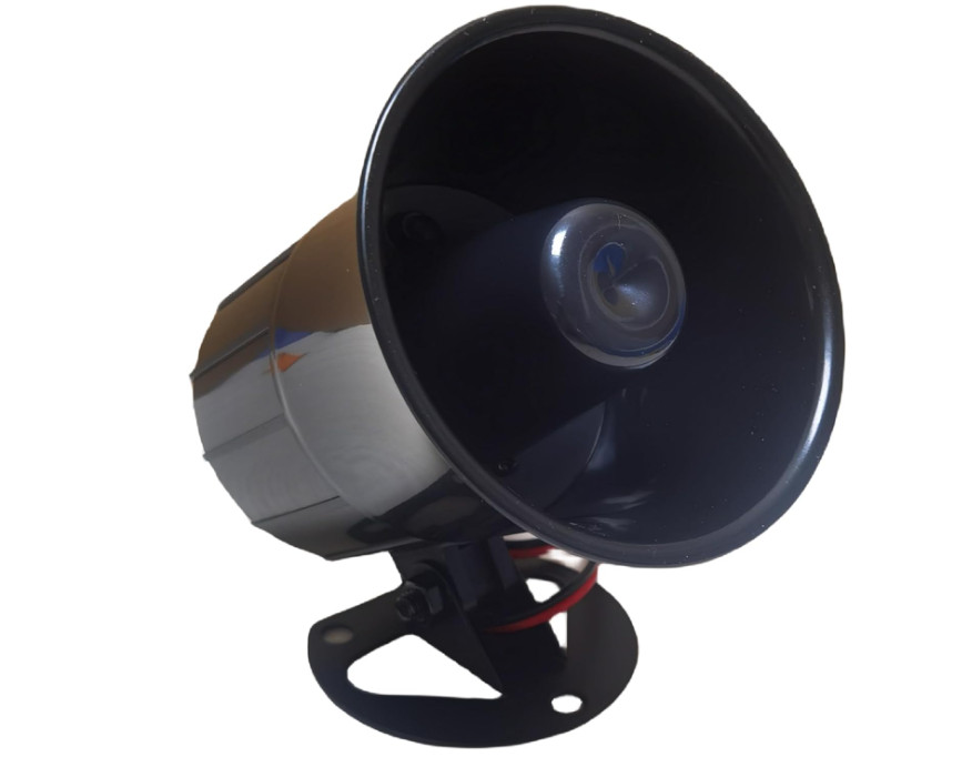 Bocina de Alarma 15W Compatible con Sistemas de Seguridad para Casa