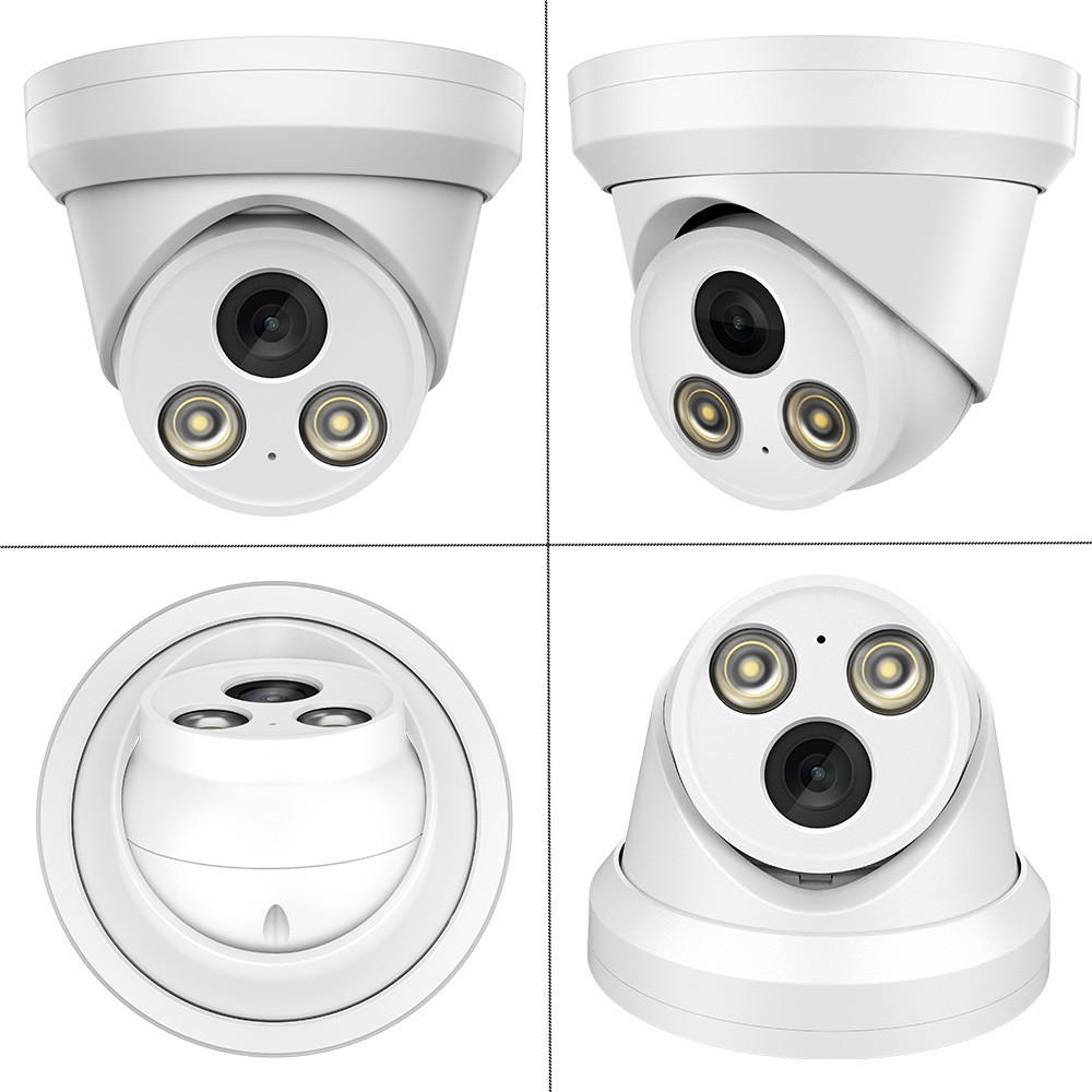 Vikylin 12MP 8CH 8POE NVR 4MP Color MIC IP Camera Onvif IP67 Security System Lot
