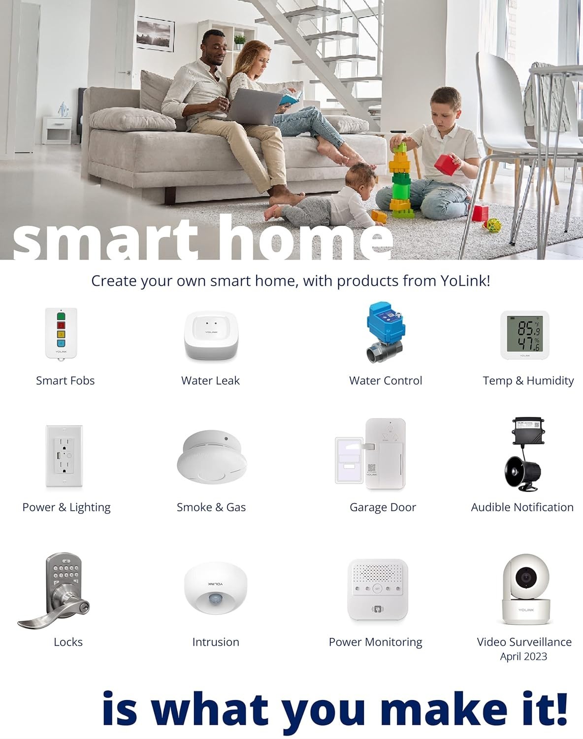 Long Range Wireless Siren Kit with Motion Detection & Voice Control Features