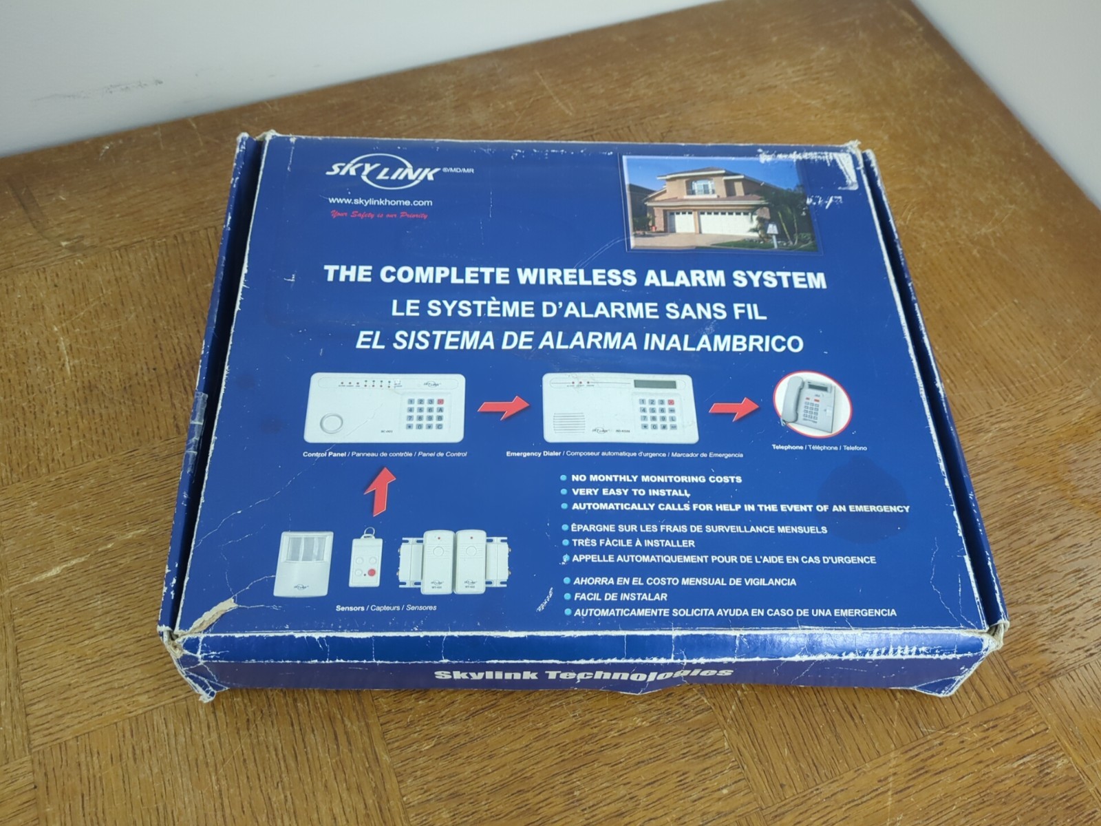 SkyLink Wireless Security Alarm System – NO REMOTE