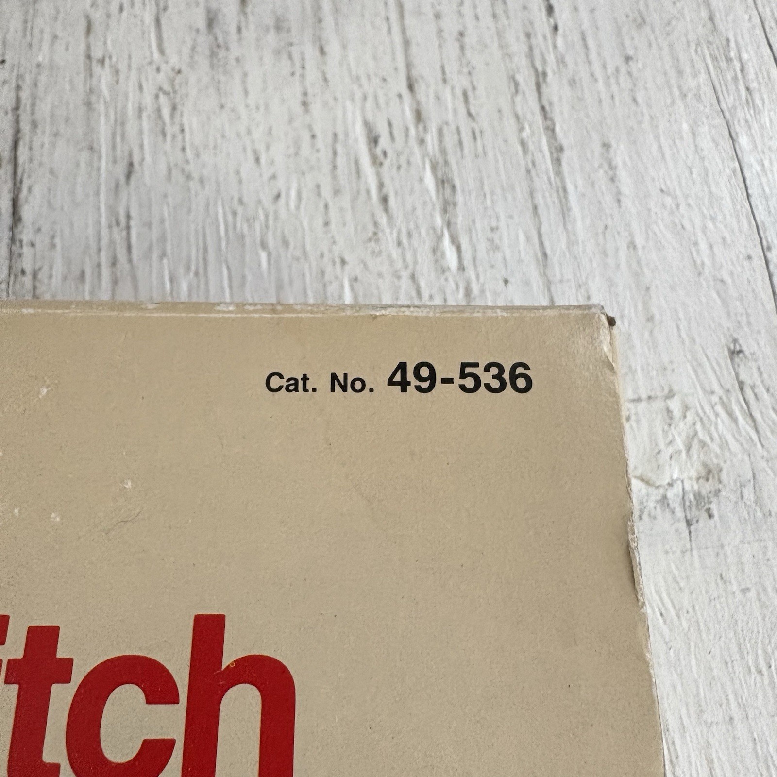 Vintage Safe House Radio Shack Wireless Panic Switch 49-536 New Old Stock Open