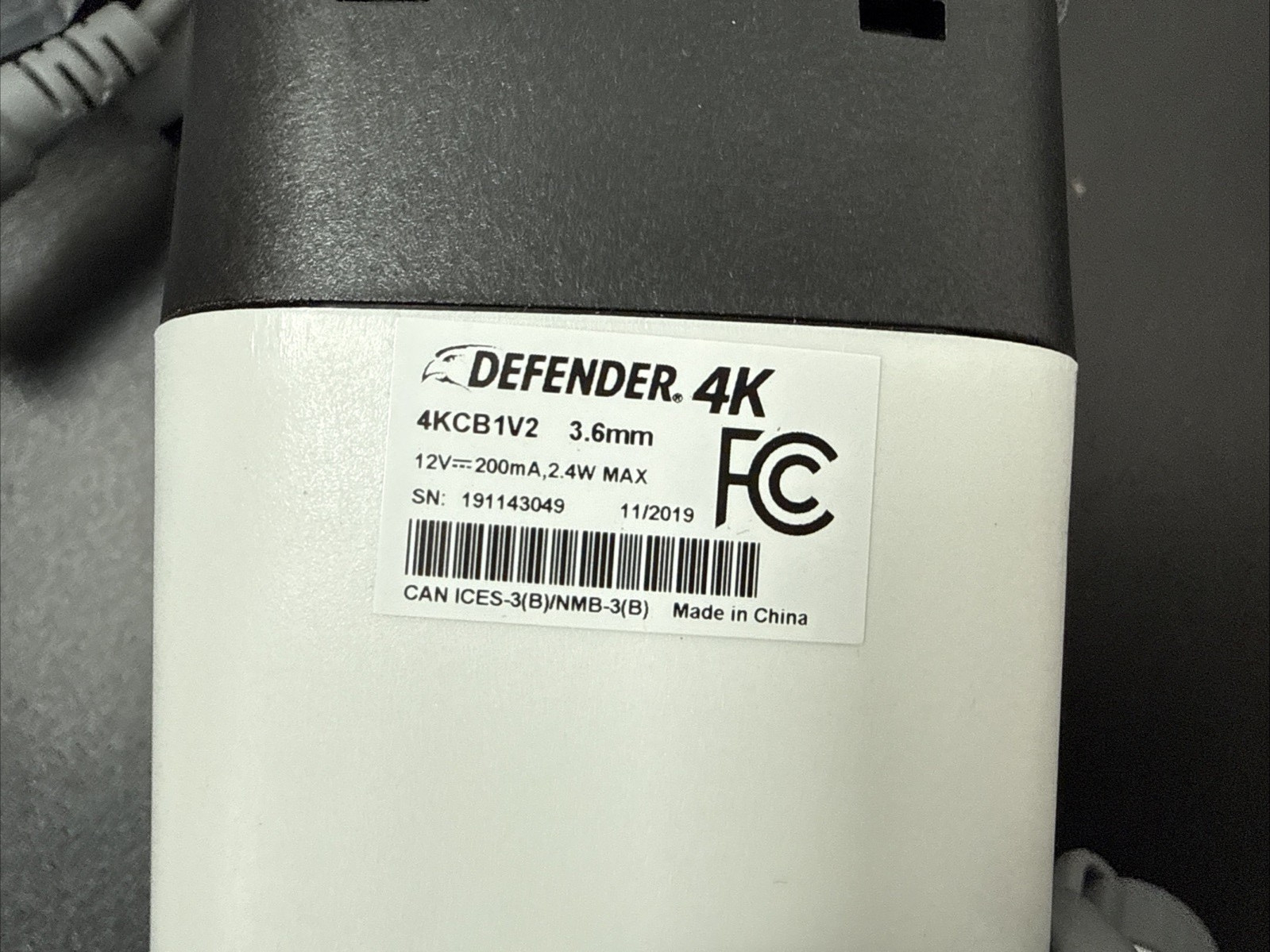 Defender 4K 4K2T8B8 2 TB DVR With 8-Camera Wired Security System