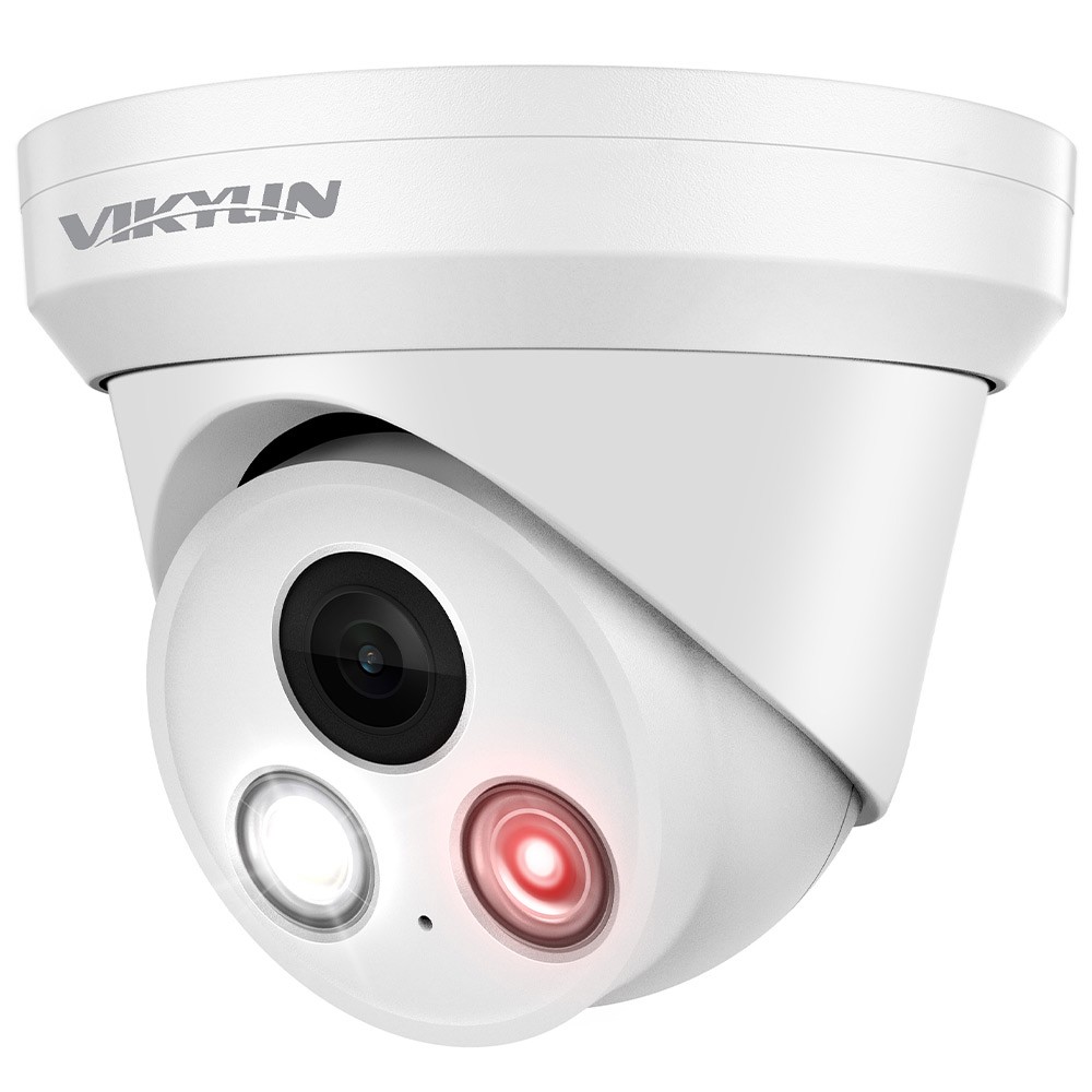 Vikylin 4K 16CH 16POE NVR CCTV System 8MP Camera Outdoor Full Color+IR Audio Lot