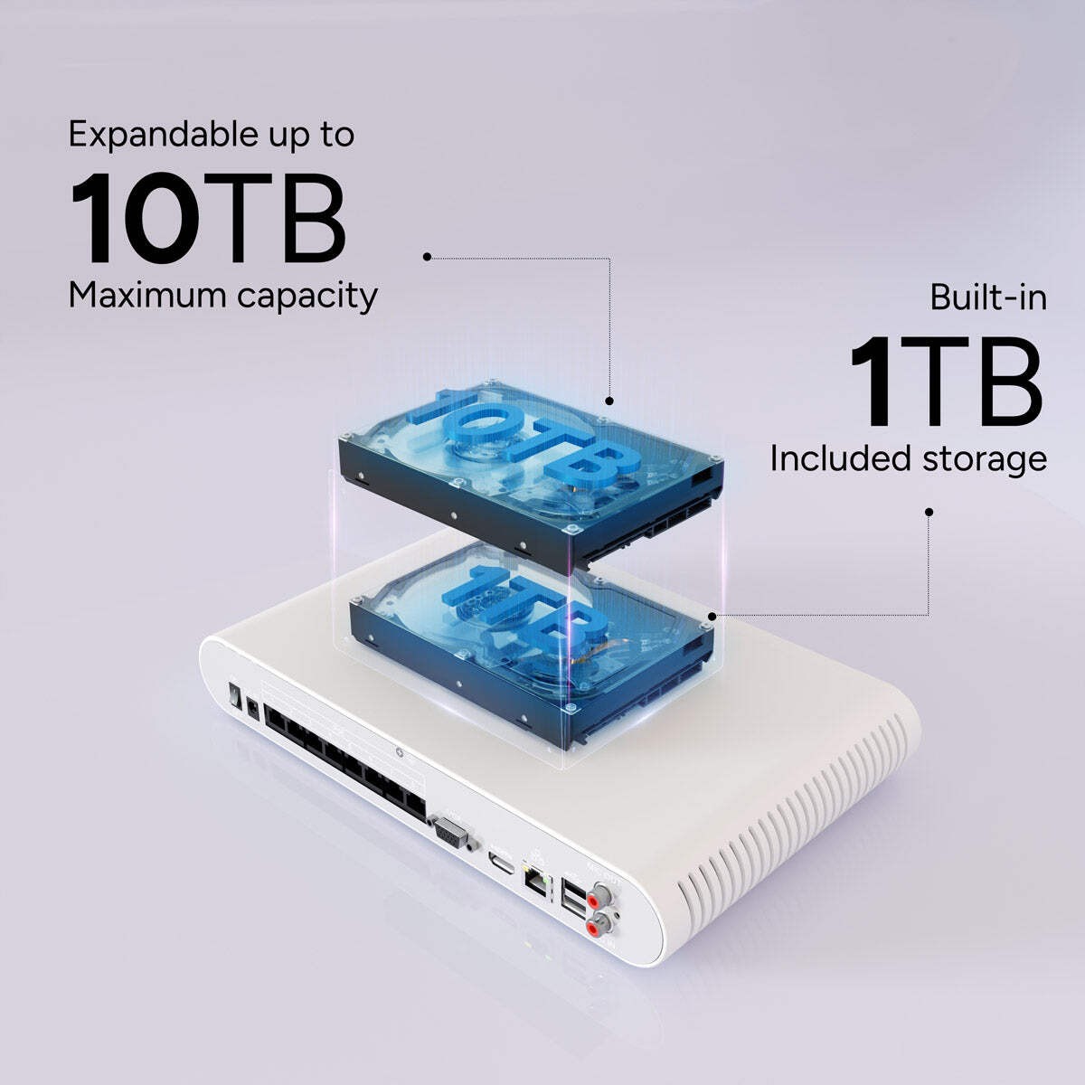 Lorex Connect V Series 4K 8-Channel Wired NVR System with V3 4K PoE Turret Camer
