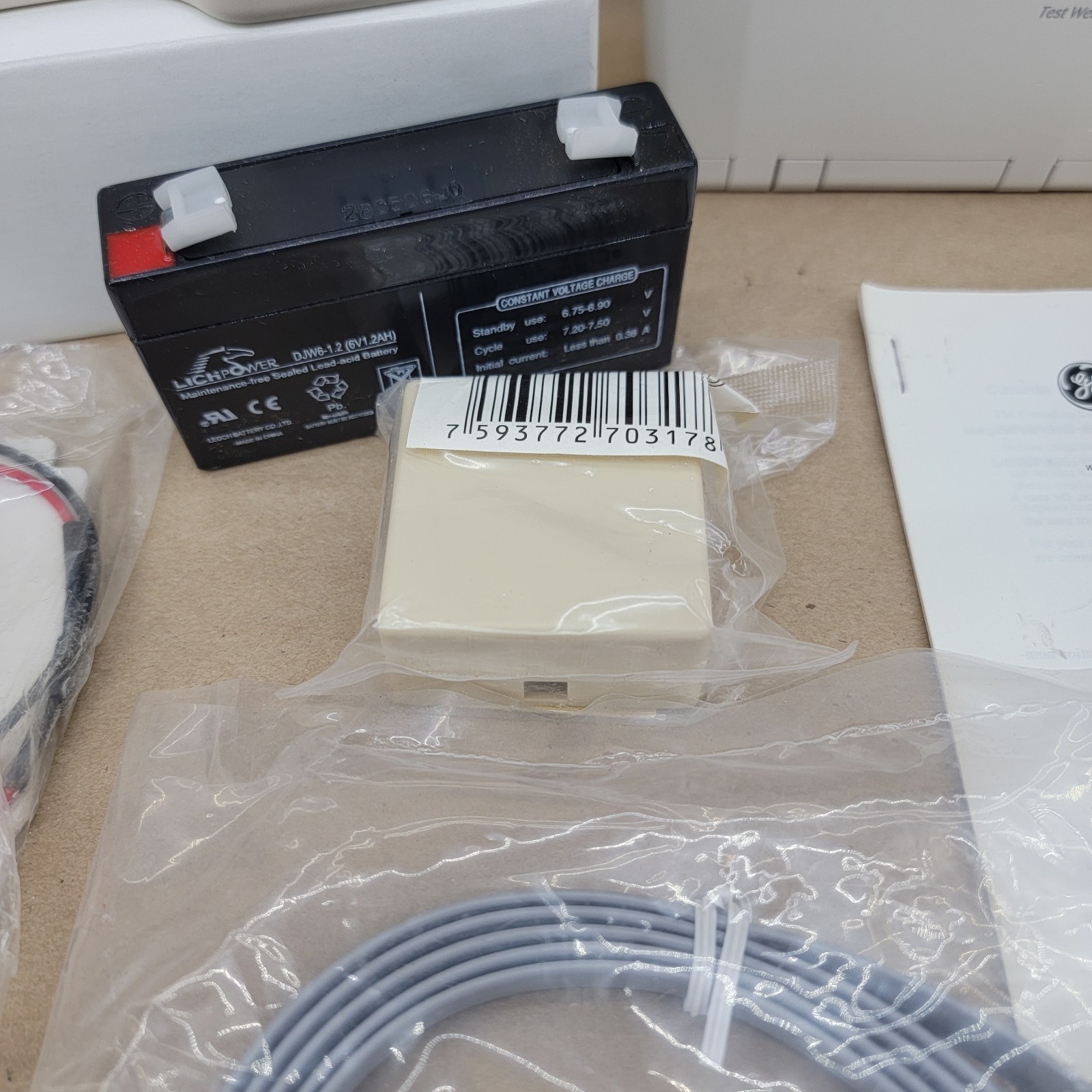 GE Simon 3 Security System Control Panel Starter Kit Speaker System Touchtalk