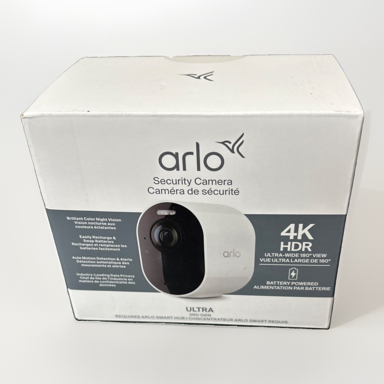 Arlo Ultra 4K 3rd Gen Single Add On Security Camera Battery Powered Brand New