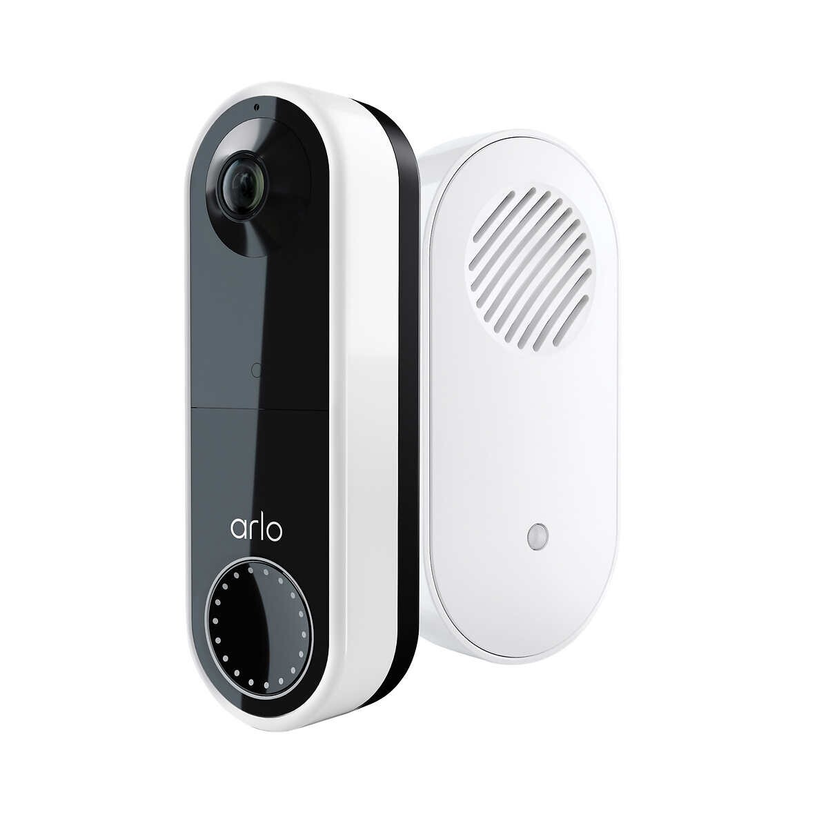 Arlo Essential Wire-Free Video Doorbell with Chime 2 Bundle