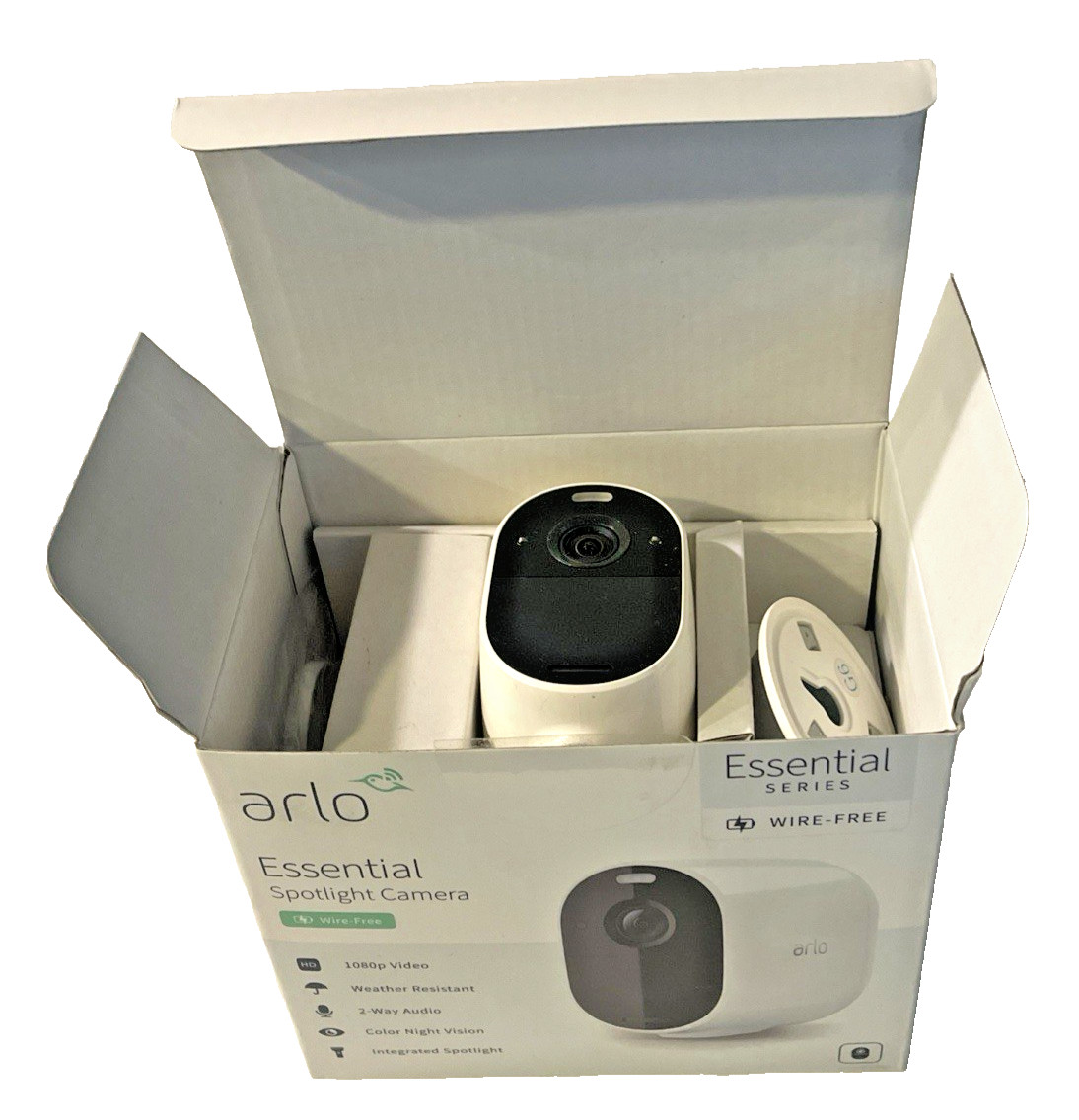 ARLO lot HUB and 3 Arlo Cameras Spotlight Cameras PARTS ONLY NOT Tested READ SEE