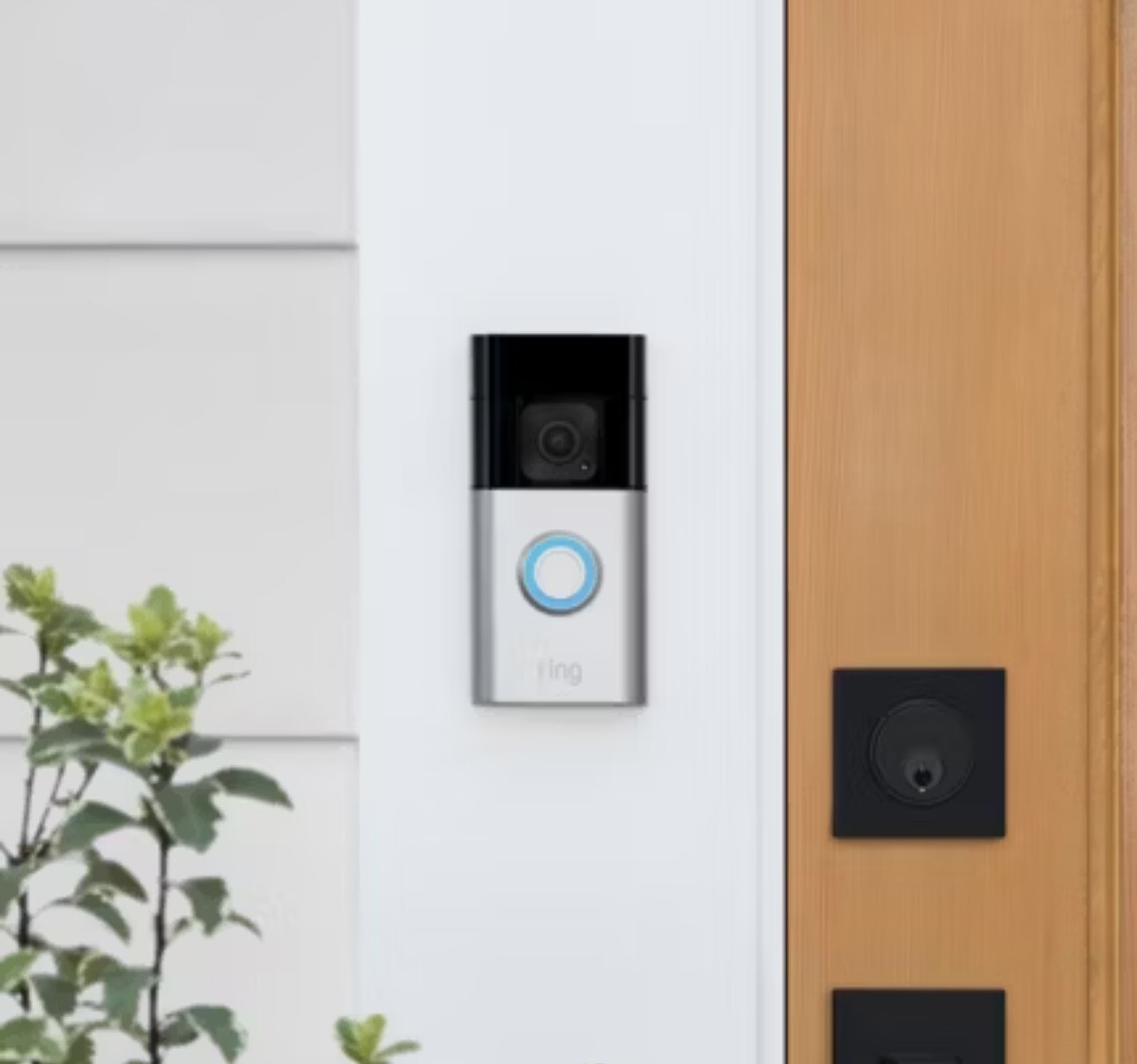 RING 2nd Gen. Video Doorbell & Plug-In Indoor Camera Bundle W/2-Way Audio – NEW!