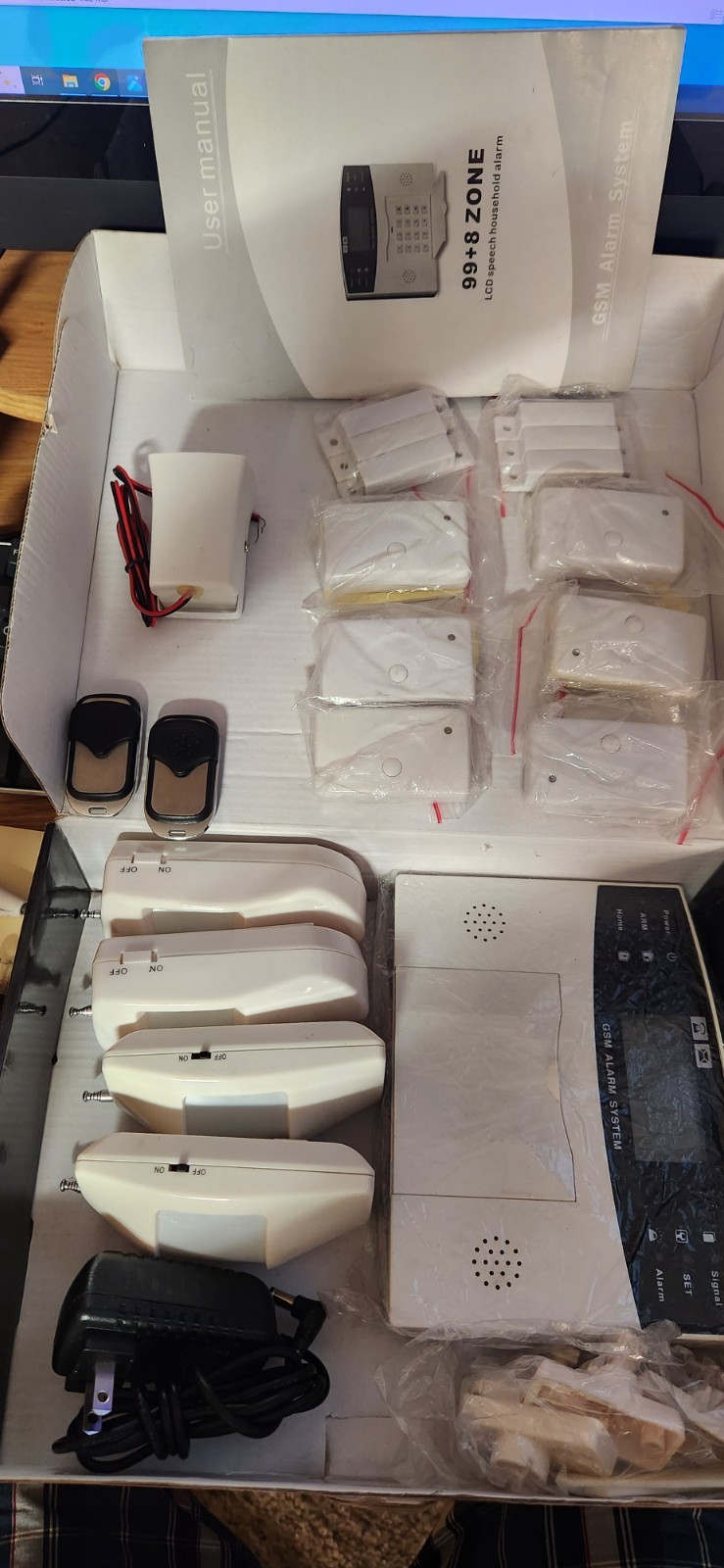 GSM Wireless alarm system 99+8 zone