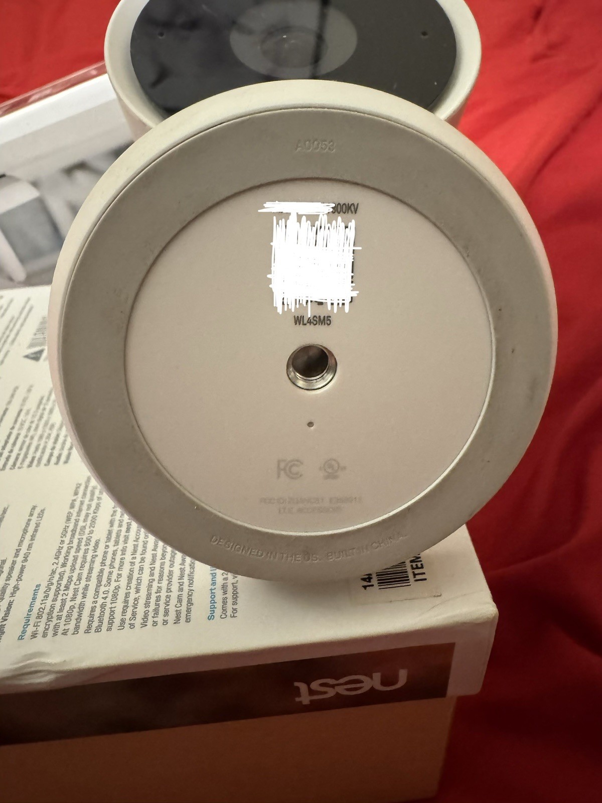 Nest NC3100US Cam IQ Indoor 1080p HD Wireless Security Camera – White