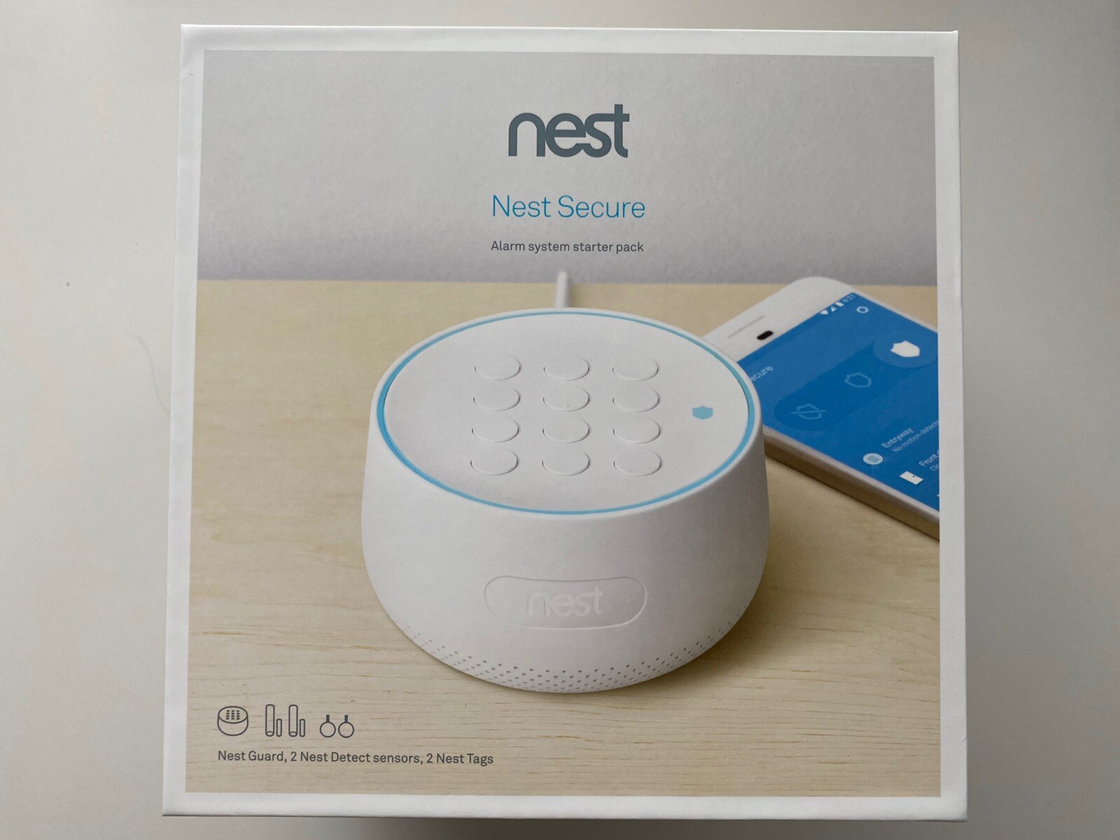 Nest Secure Alarm System Starter Pack H1500ES – White