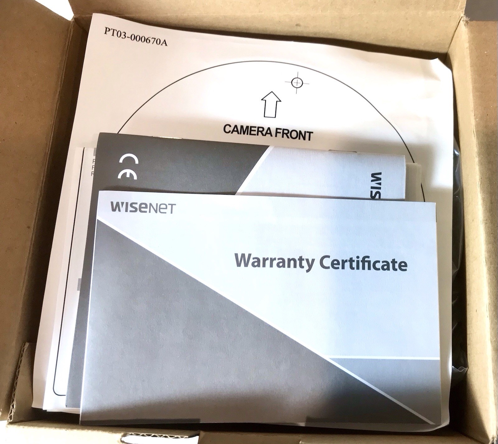 Hanwha Techwin PNF-9010RV 12MP 360° Fisheye IP Camera Wisenet New Open Box