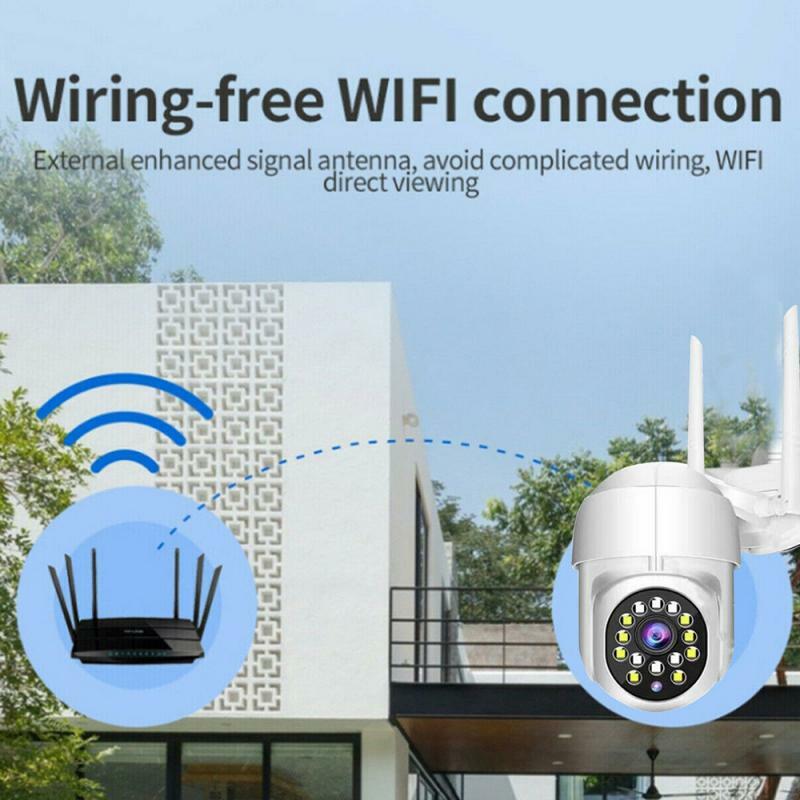 1080P WIFI IP Wireless Camera Outdoor CCTV HD PTZ Smart Home Security IR 360 Cam