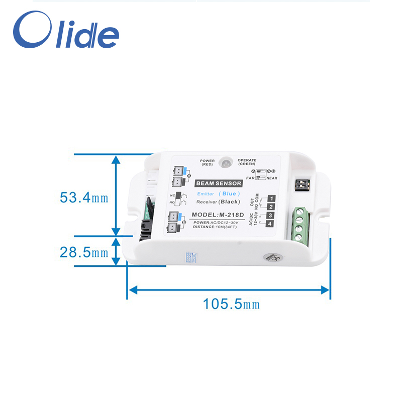 Safety Beam Sensor for Automatic Door opener